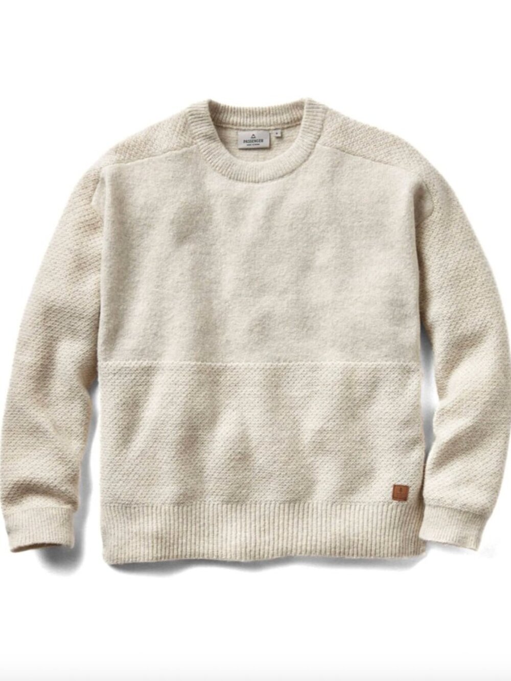 Passenger Women's Cove Recycled Knitted Jumper Sweater in Off White Size Large - Picture 5 of 6